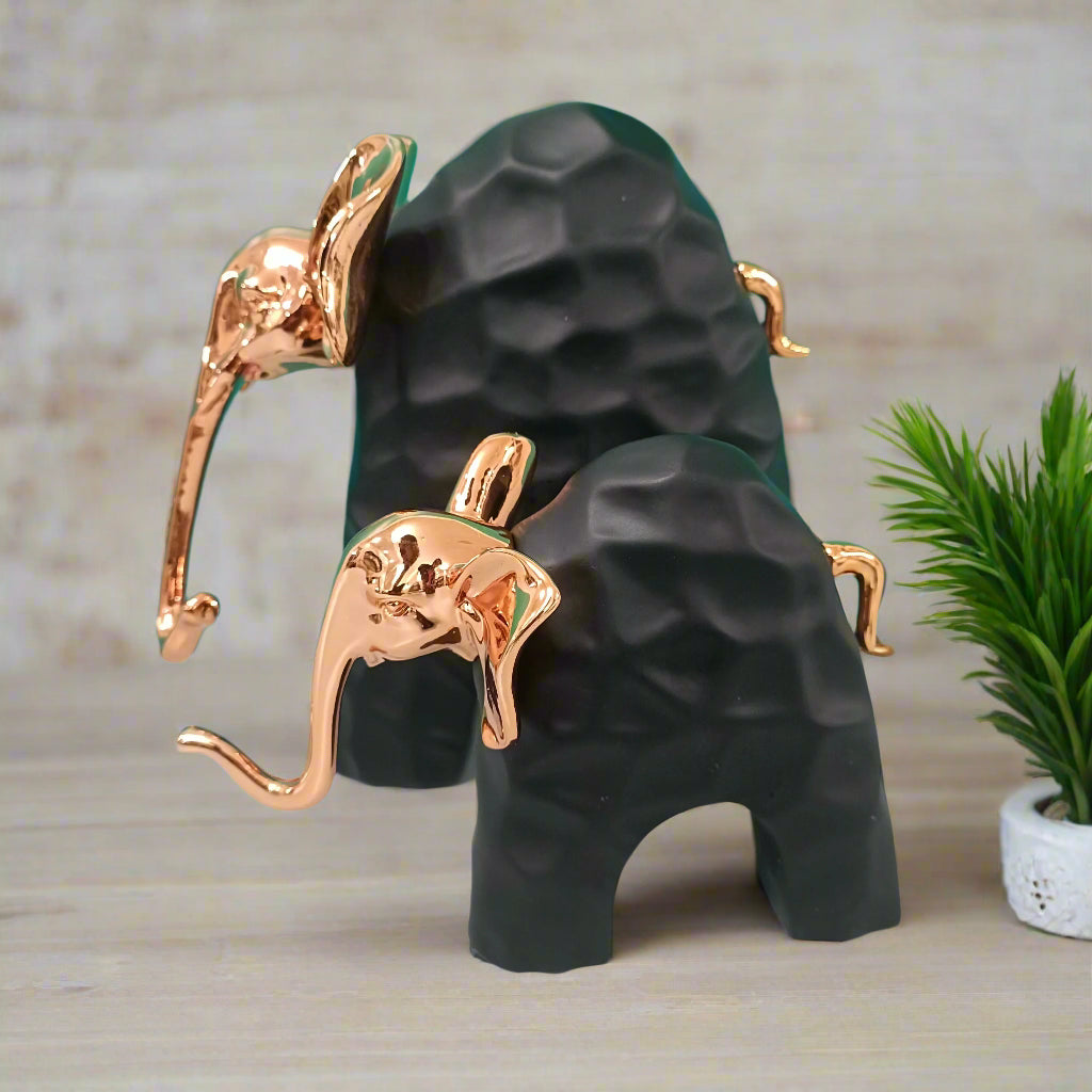 Luxurious Elephant Set of 2 - Symbol of Bond